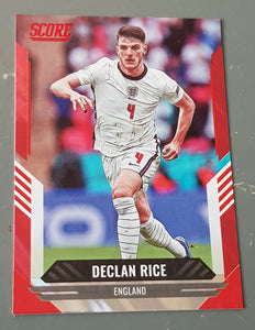 2021-22 Panini Score FIFA Declan Rice #74 Red Lava Parallel Trading Card