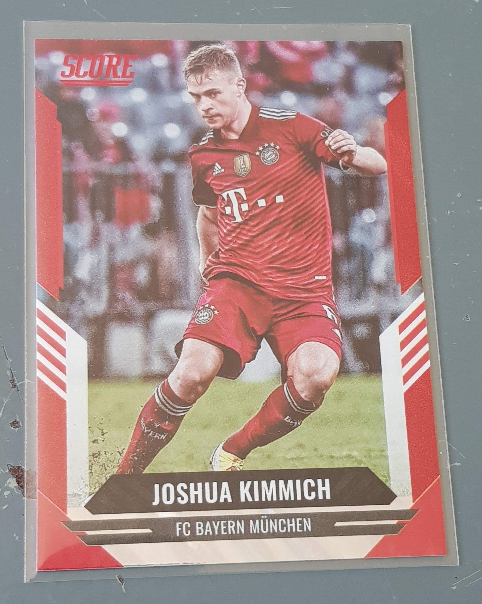 2021-22 Panini Score FIFA Joshua Kimmich #172 Red Lava Parallel Trading Card