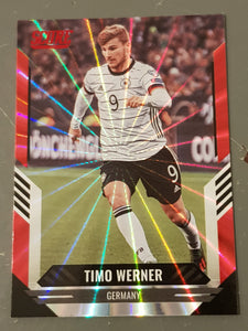 2021-22 Panini Score FIFA Timo Werner #30 Red Laser Parallel Trading Card