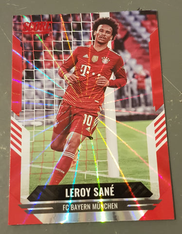 2021-22 Panini Score FIFA Leroy Sané #178 Red Laser Parallel Trading Card