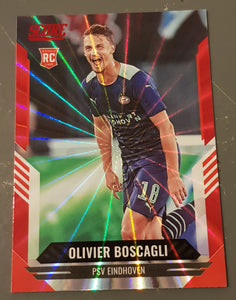 2021-22 Panini Score FIFA Olivier Boscagli Red Laser Parallel Rookie Card