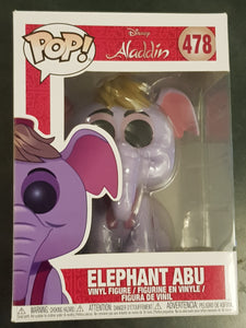 Funko Pop! Aladdin Elephant Abu #478 Vinyl Figure