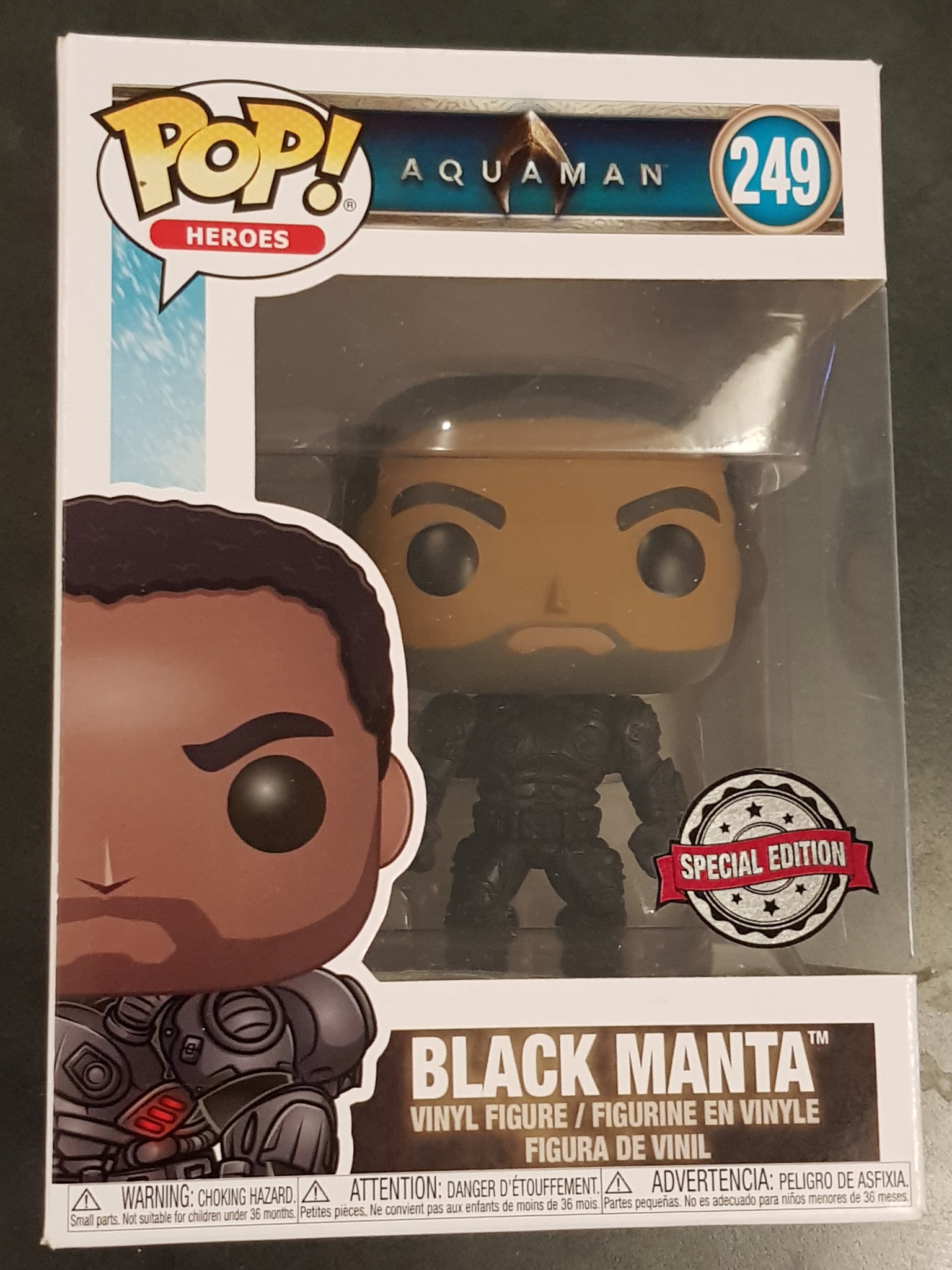 Funko Pop! Aquaman Black Mantis #249 Vinyl Figure