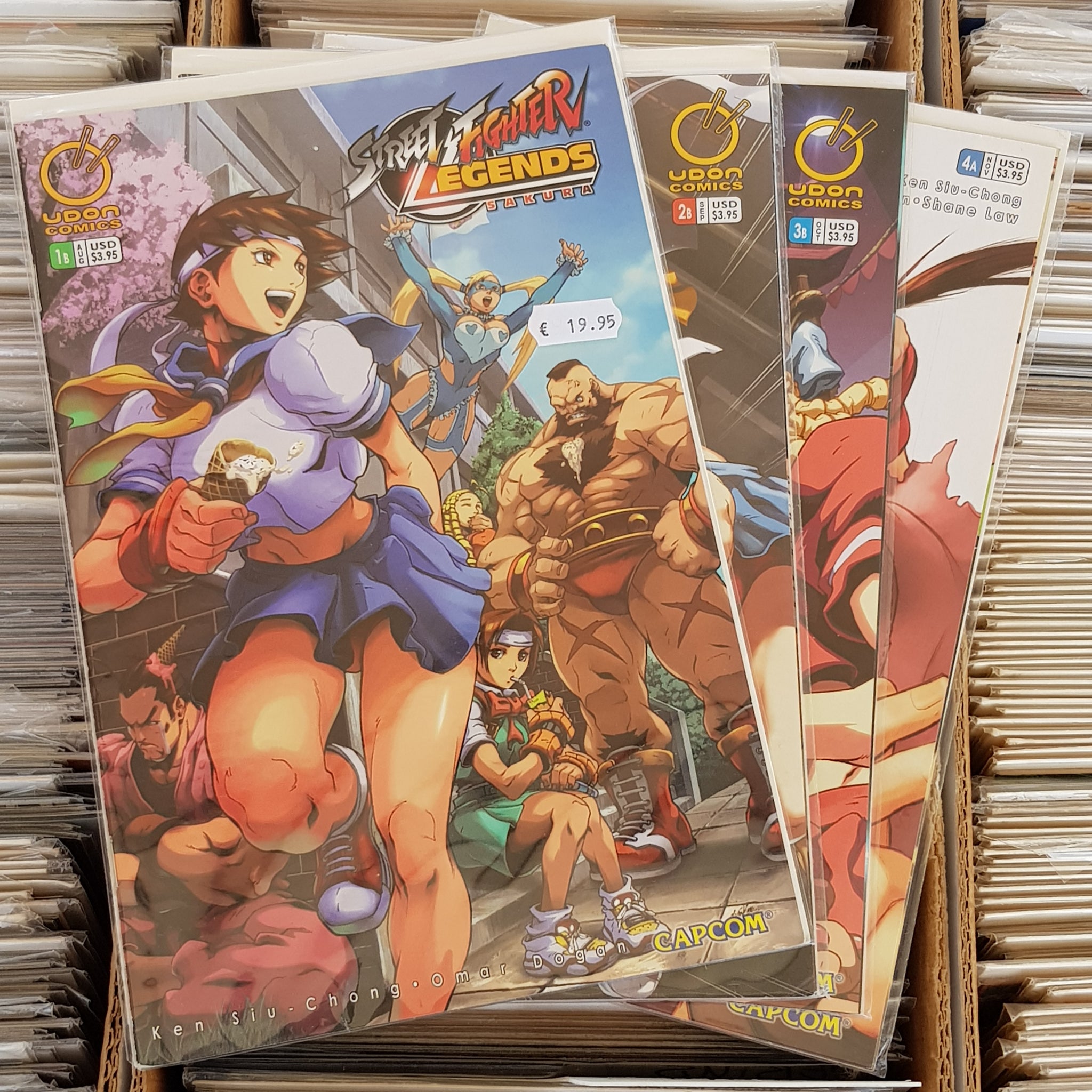 Street Fighter Legends Sakura #1-4 VF/NM Complete Set