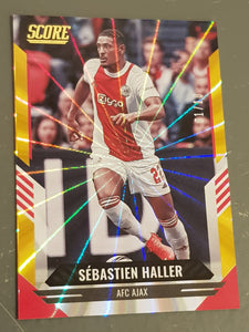 2021-22 Panini Score FIFA Sébastien Haller #144 Gold Laser Parallel /10 Trading Card