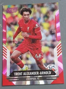 2021-22 Panini Score FIFA Trent Alexander-Arnold #151 Pink Laser Parallel /25 Trading Card