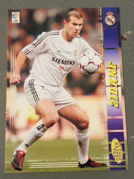 2004-05 Panini Mega Cracks La Liga Zinedine Zidane #177 Trading Card