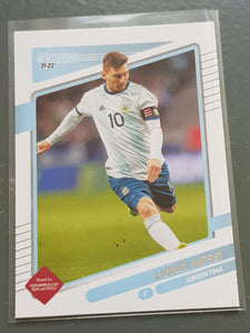 2021-22 Panini Donruss Road to Qatar Lionel Messi #1 Trading Card