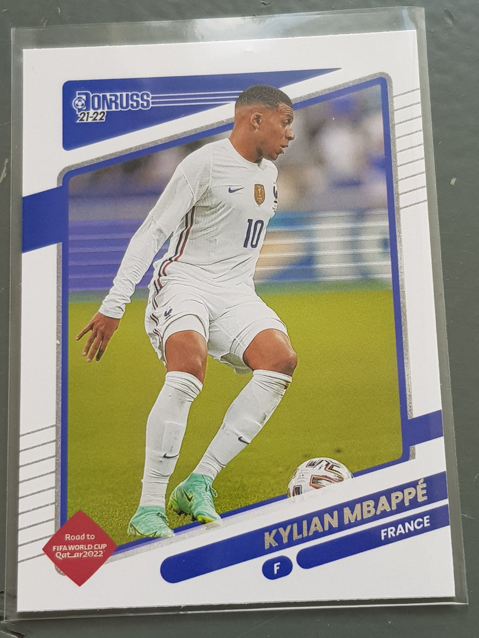 2021-22 Panini Donruss Road to Qatar Kylian Mbappe #60 Trading Card