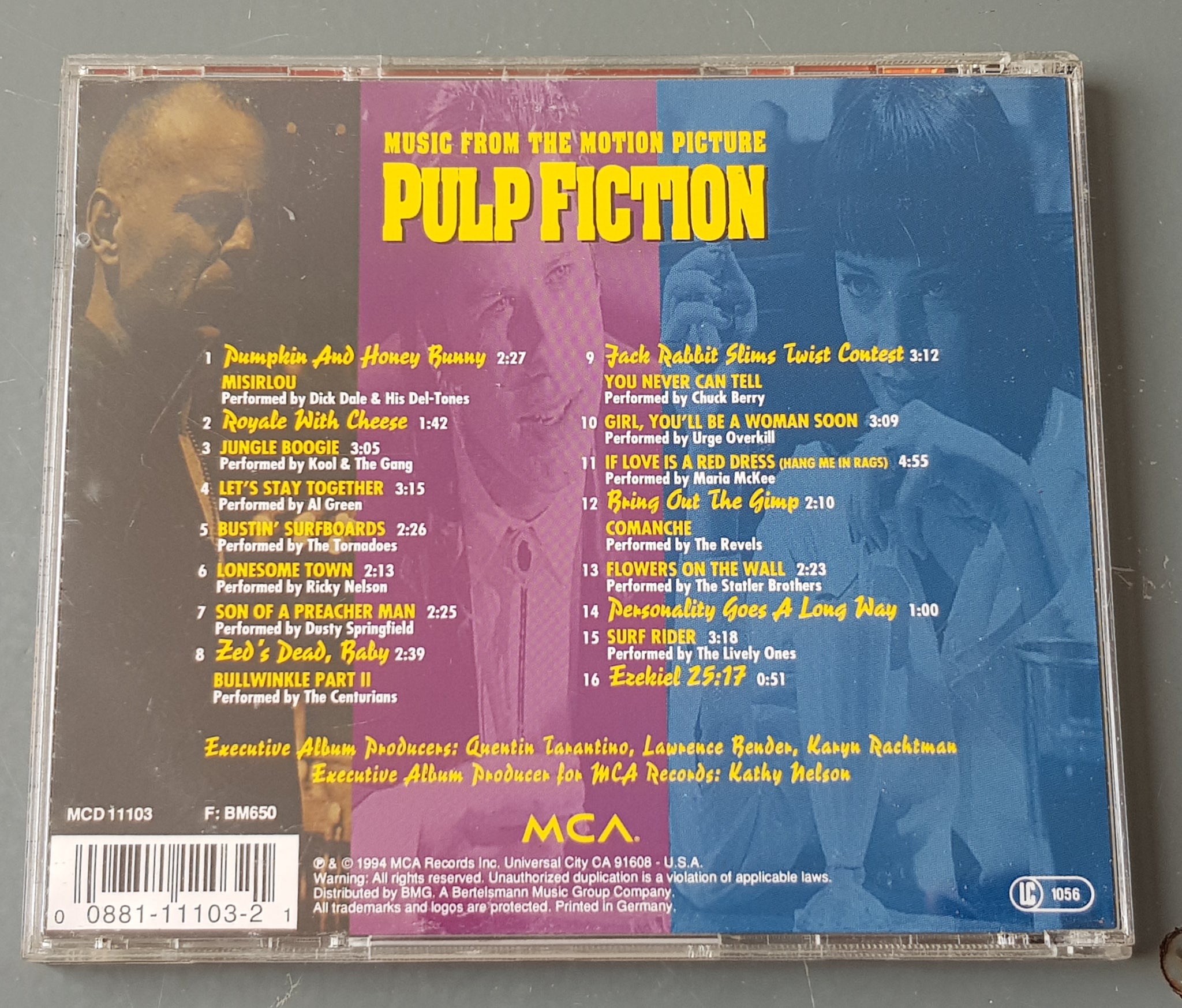 Pulp Fiction - Music from the Motion Picture CD (Signed by Dick