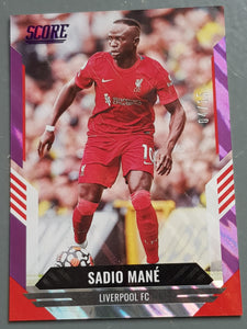 2021-22 Panini Score FIFA Sadio Mané #152 Purple Lava Parallel /15 Trading Card