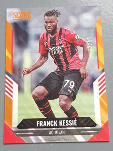 2021-22 Panini Score FIFA Franck Kessié #102 Orange Lava Parallel /99 Trading Card