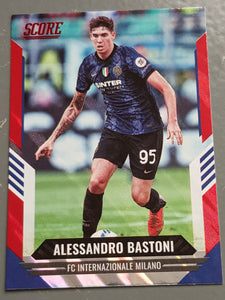 2021-22 Panini Score FIFA Alessandro Bastoni #189 Red Lava Parallel Trading Card