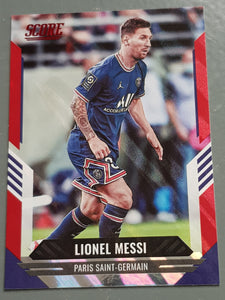 2021-22 Panini Score FIFA Lionel Messi #163 Red Lava Parallel Trading Card