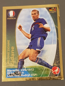 2006 Album Mundial Alemania Zinedine Zidane #399 Sticker
