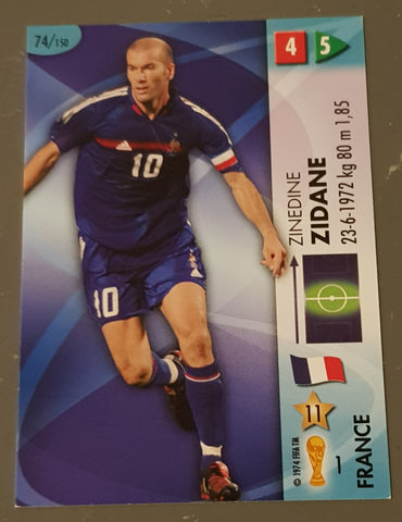 Panini Goaaal! 2006 FIFA World Cup #74 Zinedine Zidane Trading Card