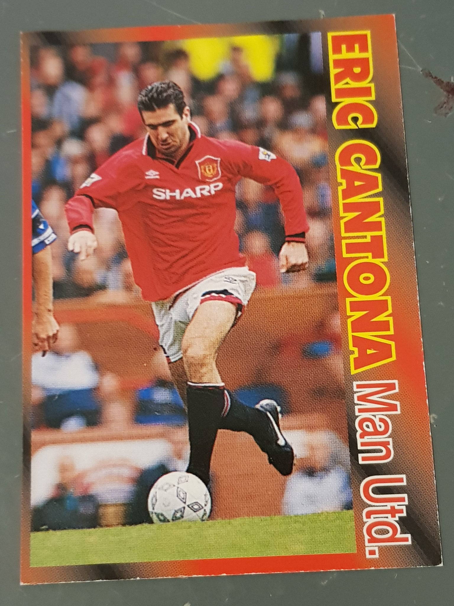 1995-96 Premier Striker Eric Cantona #58 Trading Card