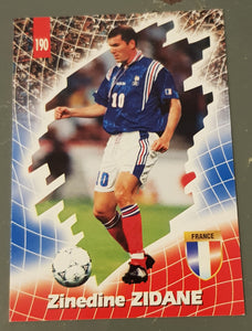 Panini Foot Cards 98 Zinedine Zidane #190 Trading Card