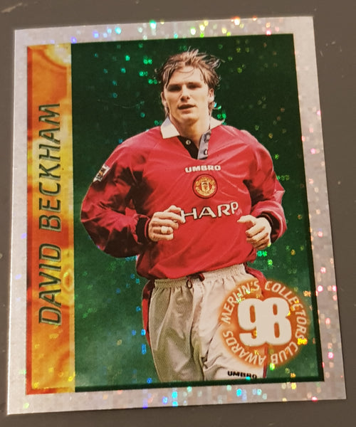 1998 Merlin Premier League Kick Off David Beckham #97 Sticker