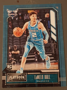 2020-21 Panini Chronicles Playbook Basketball Lamelo Ball #192 Rookie Card