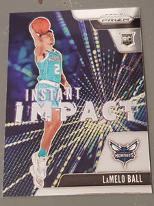 2020-21 Panini Prizm Instant Impact Lamelo Ball #21 Rookie Card