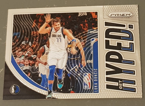 2019-20 Panini Prizm Basketball Luka Doncic Hyped! #6 Trading Card