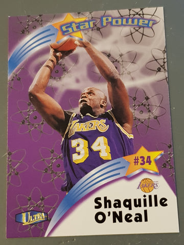 1997-98 Fleer Ultra Shaquille O'Neal Star Power #SP4 Trading Card