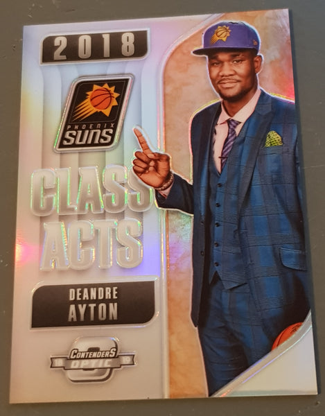 2018-19 Panini Contenders Optic Basketball Class Acts #3 Deandre Ayton Silver Rookie Card