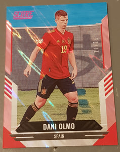 2021-22 Panini Score FIFA Dani Olmo #98 Pink Lava Parallel /25 Trading Card