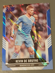 2021-22 Panini Score FIFA Kevin de Bruyne #181 Blue Lava Parallel /49 Trading Card