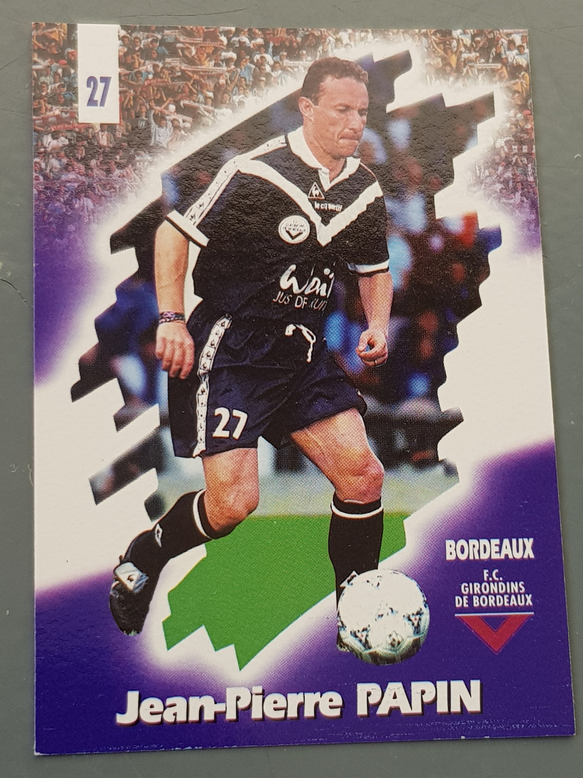 Album Panini Foot 97 - Équipe Complète Bordeaux - Avec Papin
