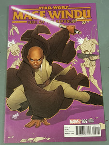 Star Wars Mace Windu Jedi of the Republic #2 NM- 1/25 David Nakayama Variant