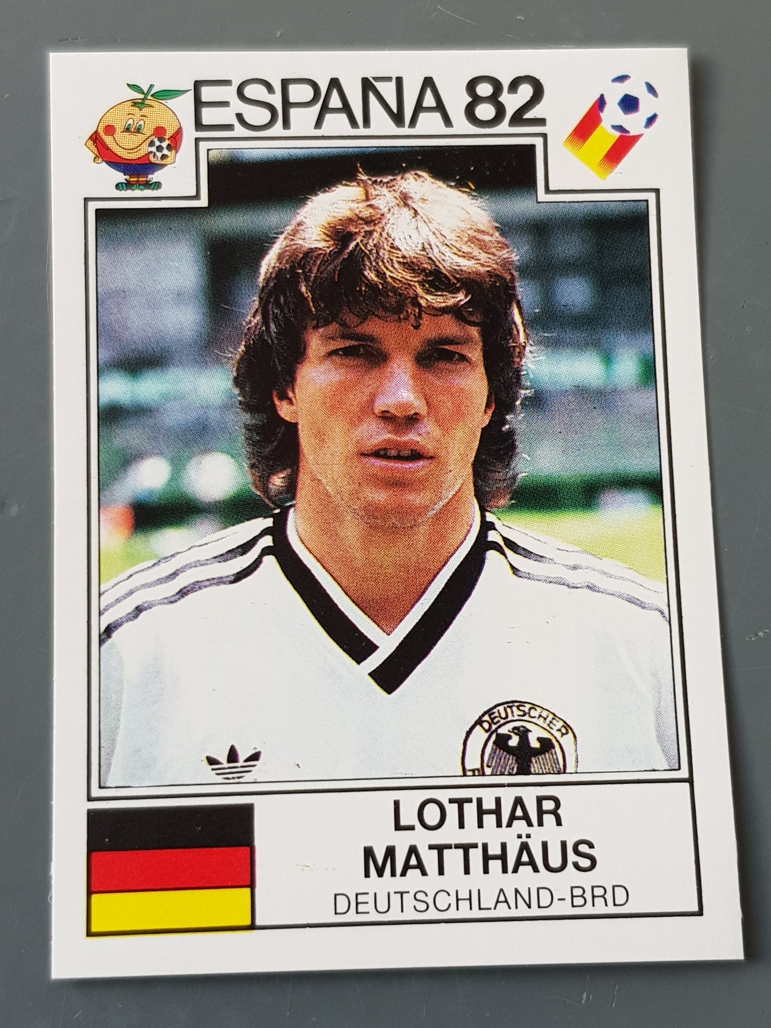 Panini World Cup Story Sonric's #155 Lothar Matthäus Sticker