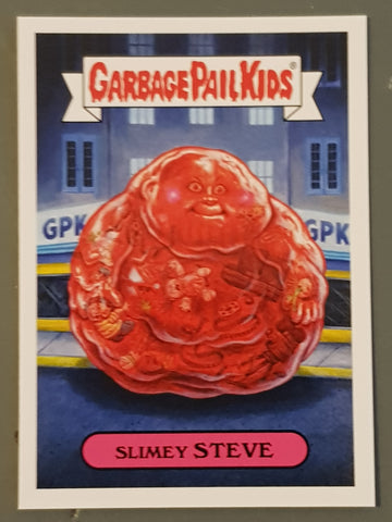 Garbage Pail Kids Oh the Horror-Ible Retro Sci-Fi #8b - Slimey Steve Trading Card