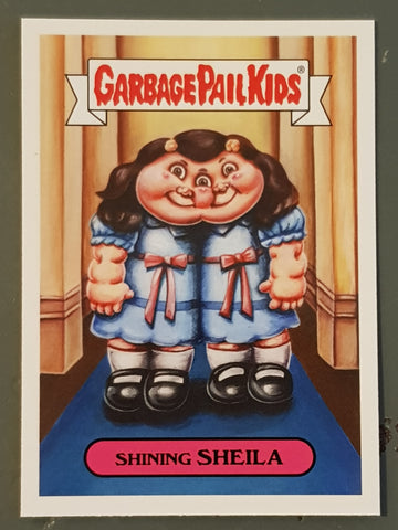 Garbage Pail Kids Oh the Horror-Ible 80s Horror #3b - Shining Sheila Trading Card