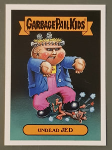 Garbage Pail Kids Oh the Horror-Ible Classic Monsters #9b - Undead Jed Trading Card