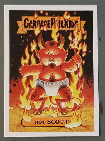 Garbage Pail Kids Oh the Horror-Ible Classic Monsters #7a - Hot Scott Trading Card