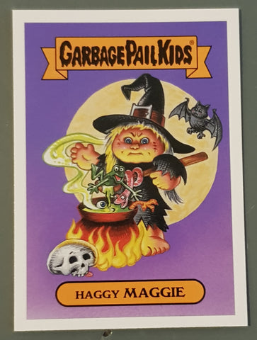 Garbage Pail Kids Oh the Horror-Ible Classic Monsters #3b - Haggy Maggie Trading Card
