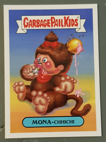 Garbage Pail Kids We Hate The 80s Cartoons #9a - Mona-Chhichi Trading Card