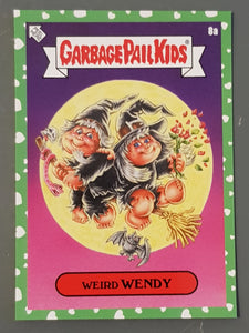 Garbage Pail Kids 2020 Mr. and Mrs. #8a - Weird Wendy Green Parallel Trading Card