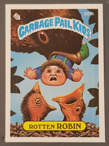 Garbage Pail Kids Original Series 9 #337b - Rotten Robin Sticker