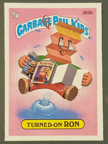 Garbage Pail Kids Original Series 9 #352b - Turned-On Ron Sticker