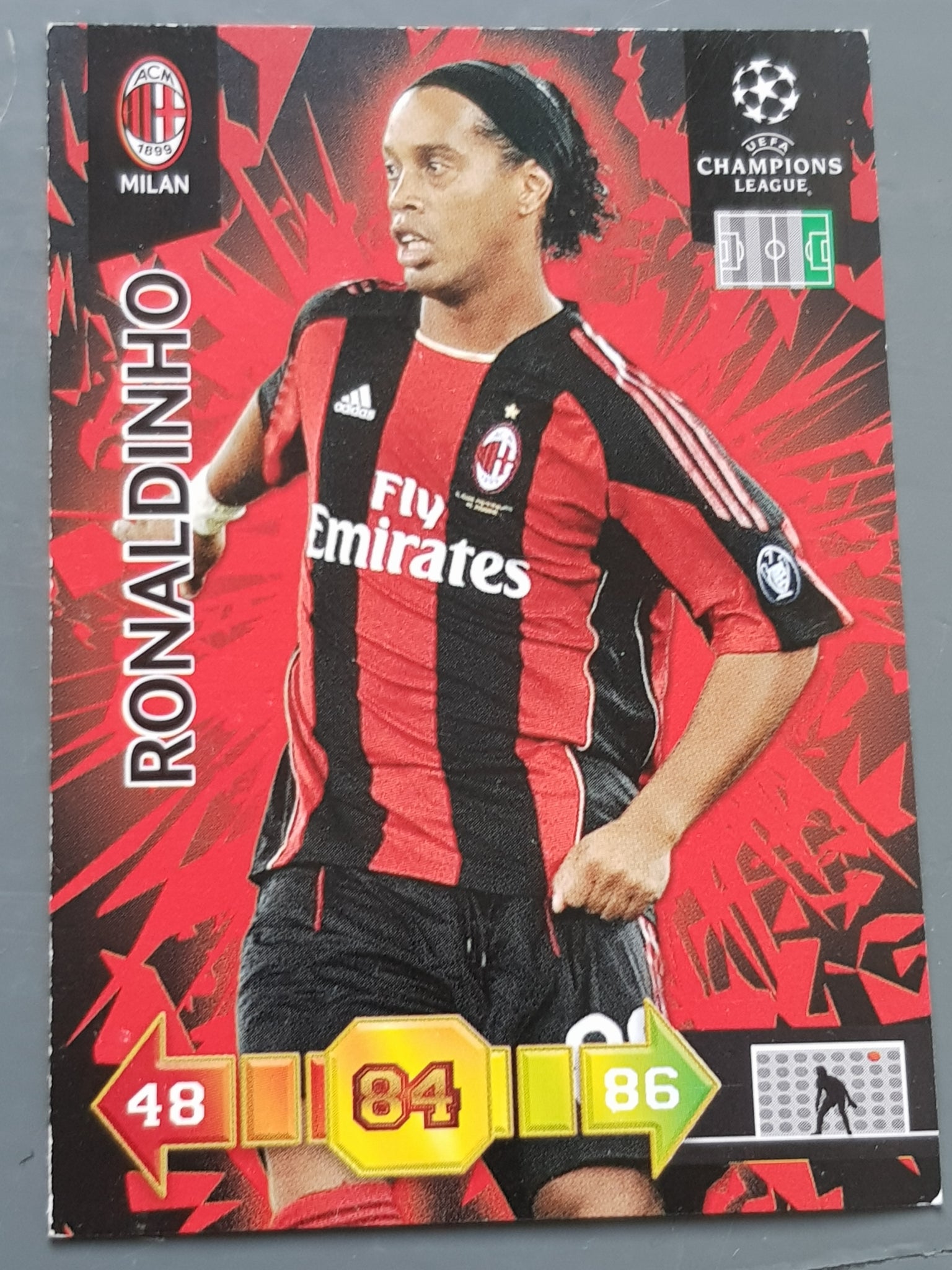 2010-11 Panini Adrenalyn Champions League Ronaldinho Trading Card