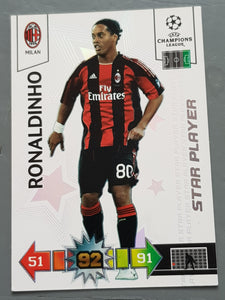 2010-11 Panini Adrenalyn Champions League Star Player Ronaldinho Trading Card