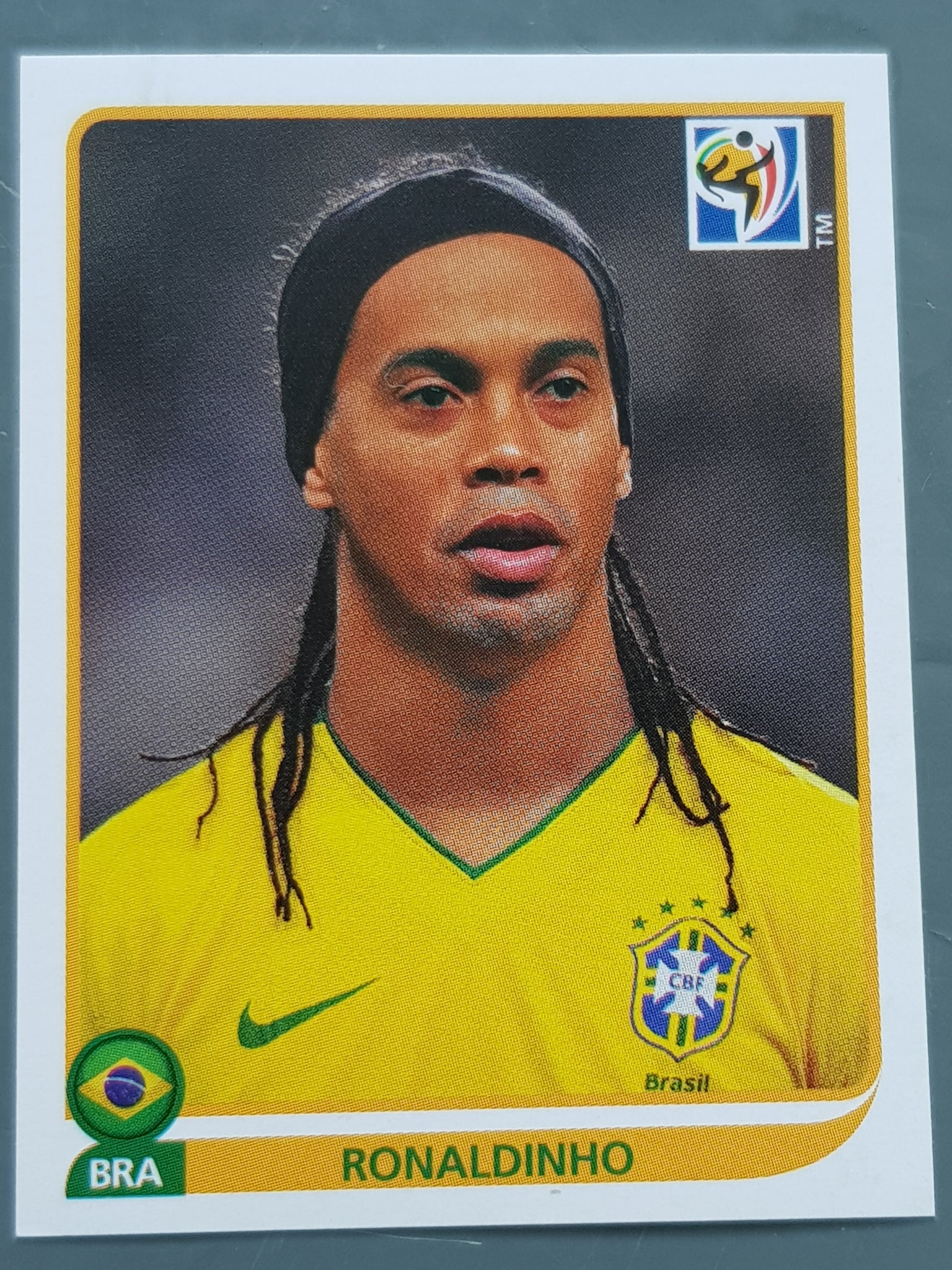 2010 Panini World Cup South Africa Ronaldinho #500 Sticker