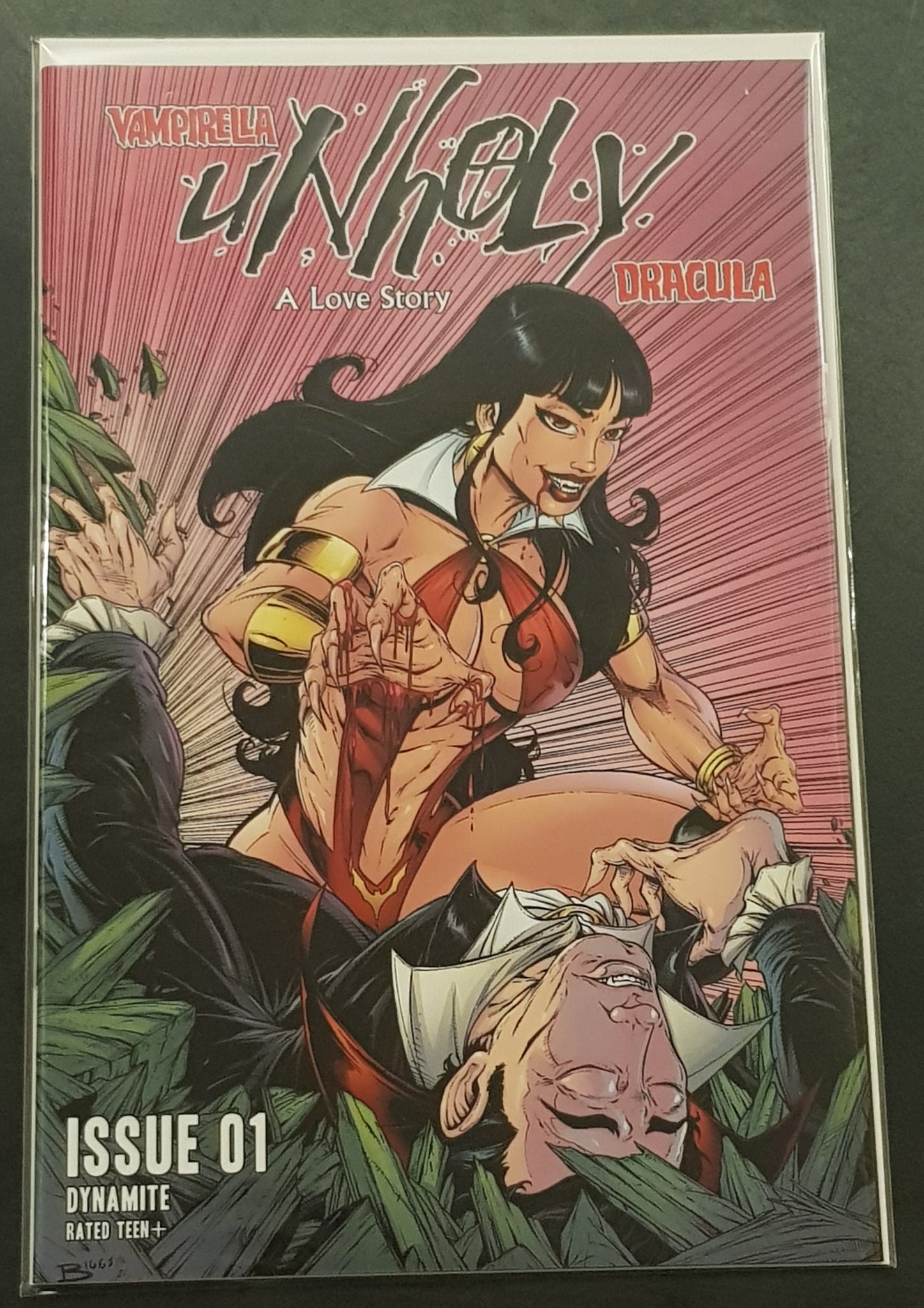 Vampirella Dracula Unholy #1 NM+ Jamie Biggs Homage Variant