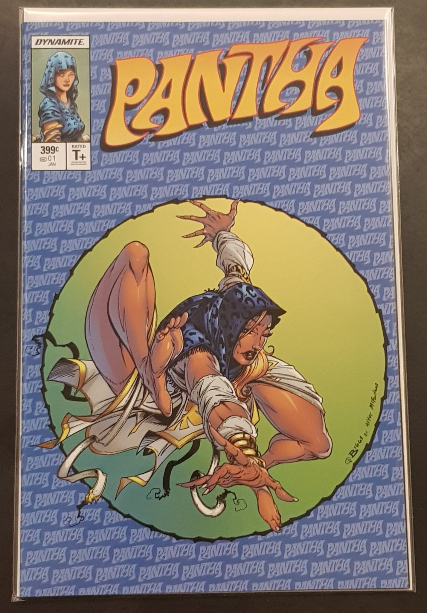 Pantha #1 NM+ Jamie Biggs Homage Variant