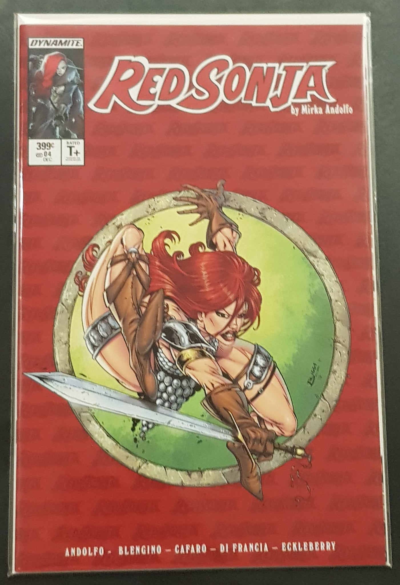 Red Sonja #4 NM+ Jamie Biggs Homage Variant