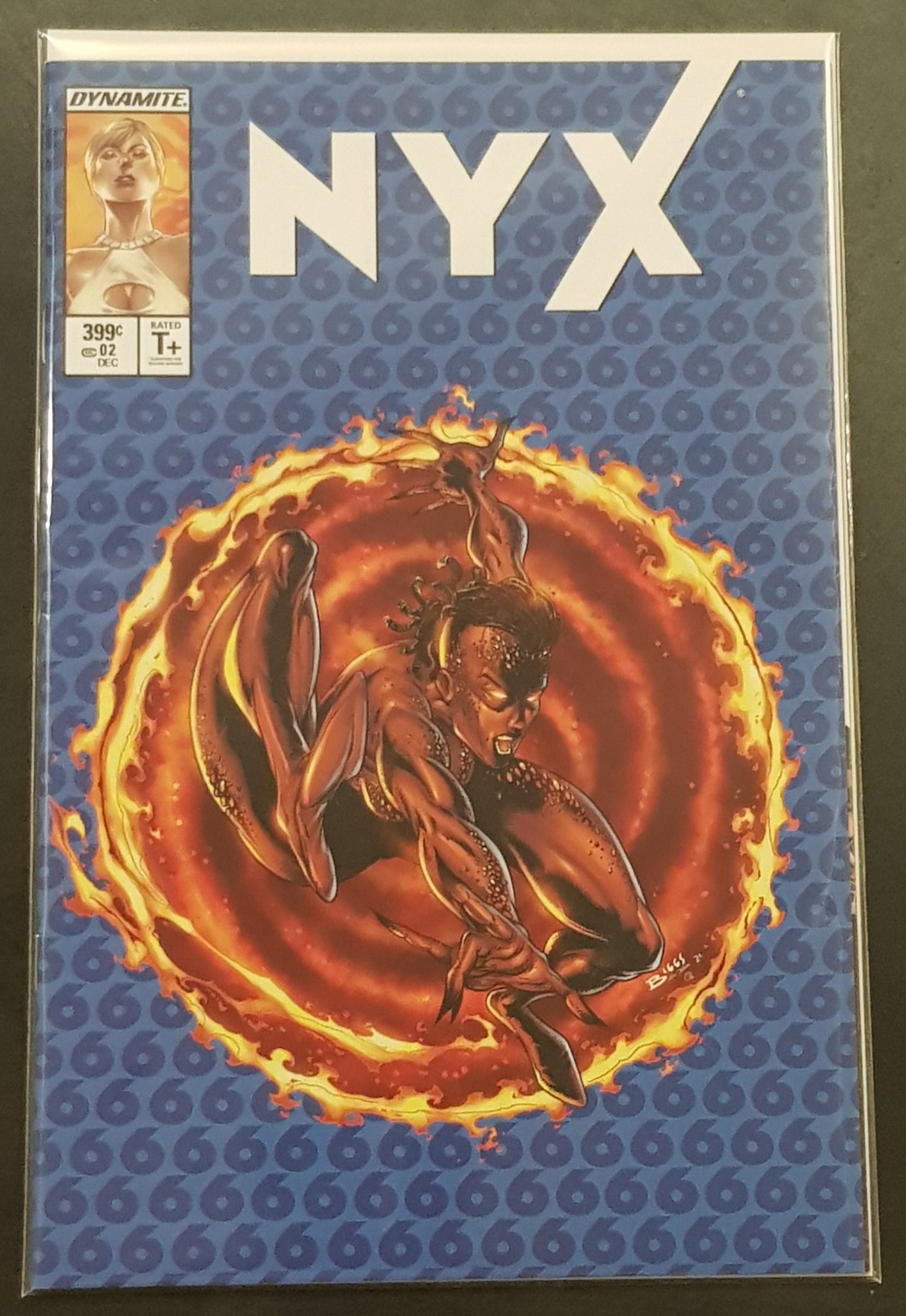 Nyx #2 NM+ Jamie Biggs Homage Variant