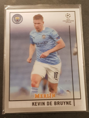 2020-21 Topps Merlin Chrome UEFA Champions League Kevin de Bruyne #66 Trading Card